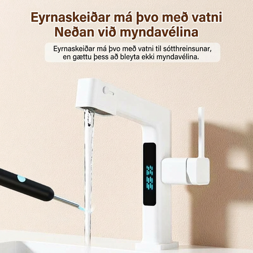 Eyrnahreinsir með Myndavél